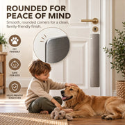 Rounded corners, safe for kids and pets